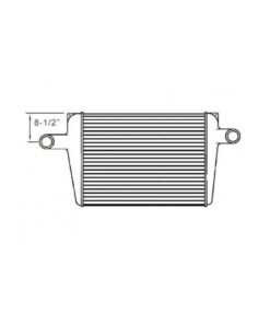 chevygm bluebird charge air cooler 8.50 from top of tank to center of neck charge air cooler oem 1030187